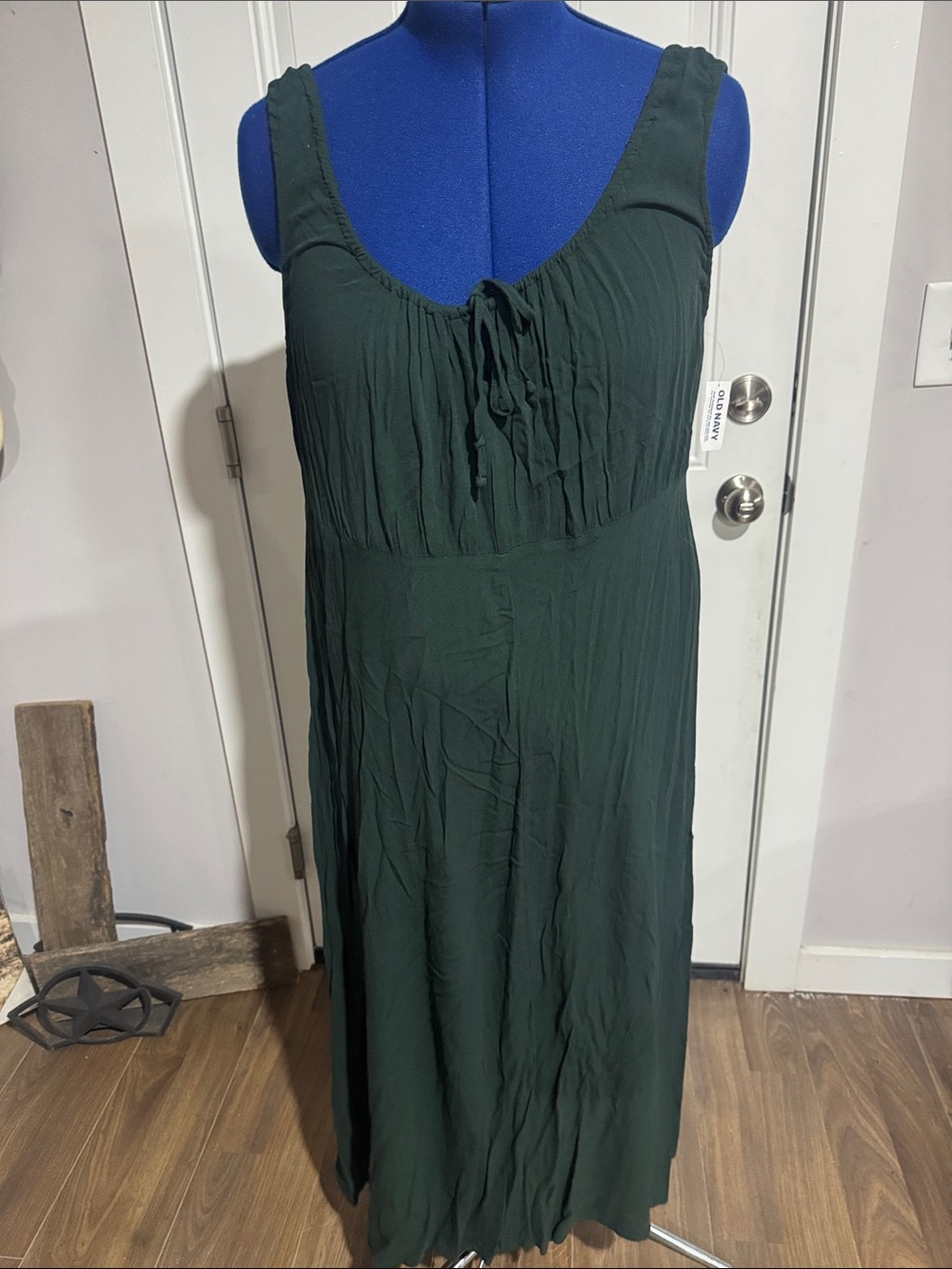 Old Navy Forest Green Maxi Dress